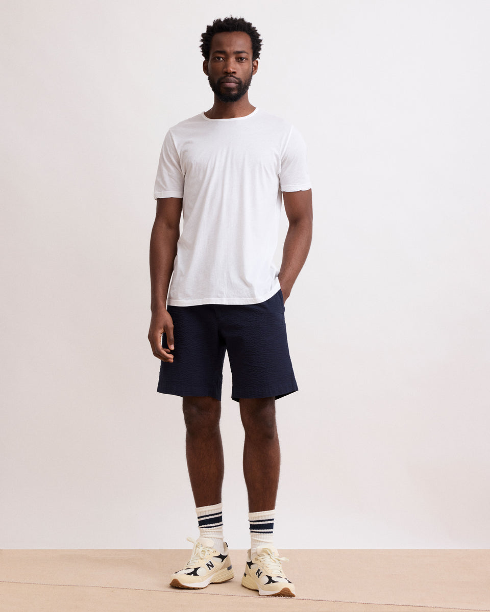 Herren-T-Shirt aus leichtem Baumwolljersey, weiß, Light Crew - Image 3