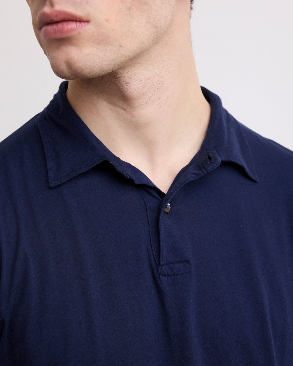 Light Polo Men's Navy Blue Light Jersey Polo - Image 3