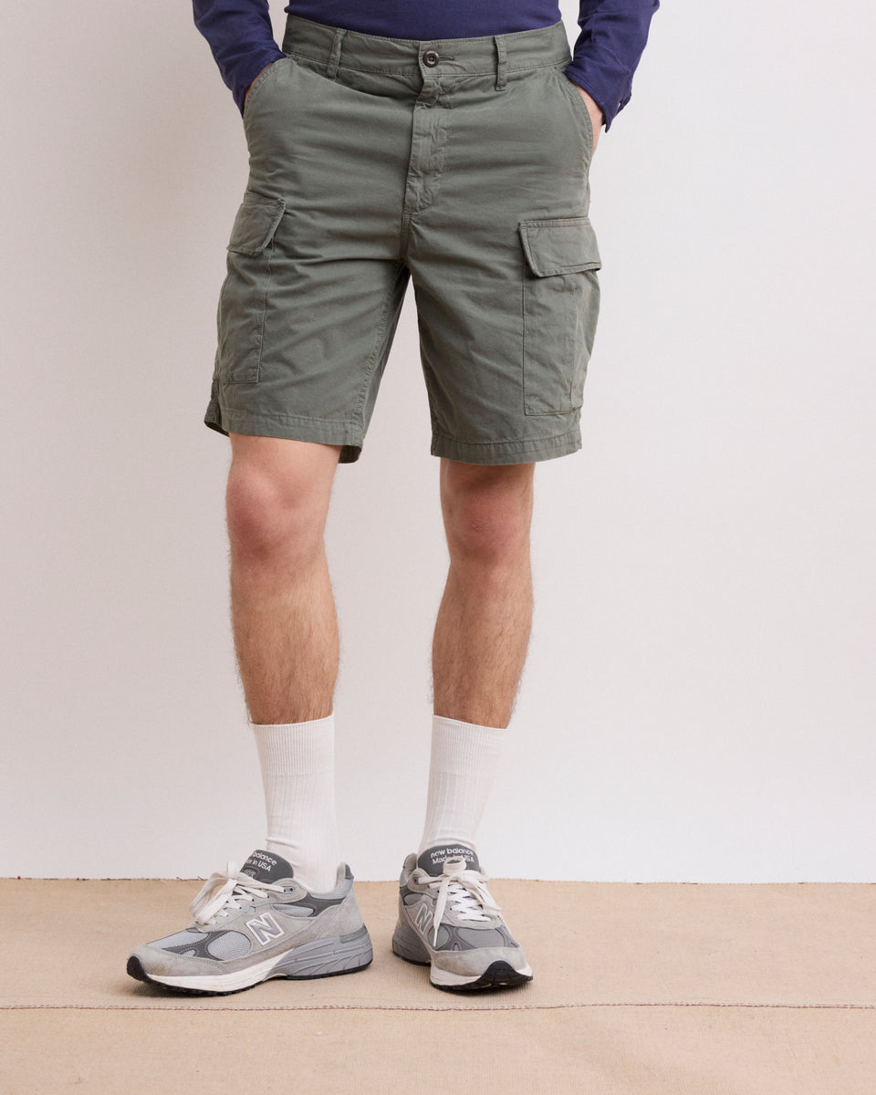 Cargo Men's Army Green Chino Shorts - Image alternative