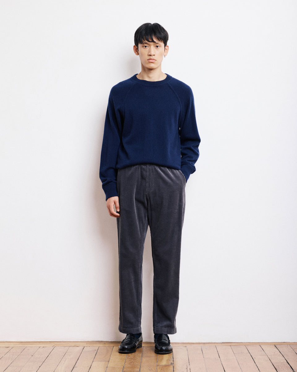 Joggy Men's Carbon Seersucker Corduroy Pants - Image principale