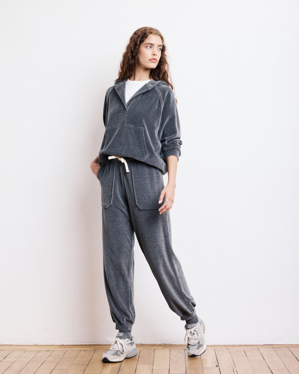 Tino Women's Anthracite Grey Fleece Pants - Image principale