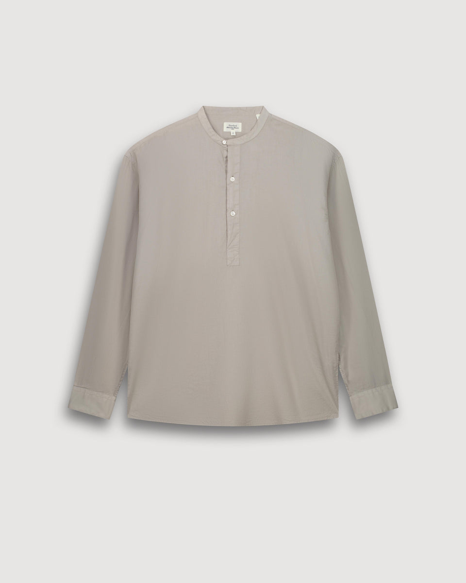 Chemise Homme en Voile de Coton Vert Sauge Faldo - Image 3