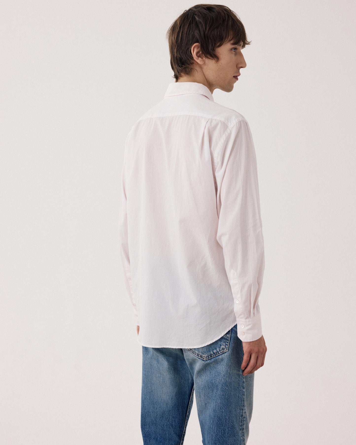 Chemise Homme en Fil-à-fil Rose Paul