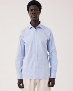 Chemise Homme en Oxford de Coton Bleu Ciel Sammy BF12006-02
