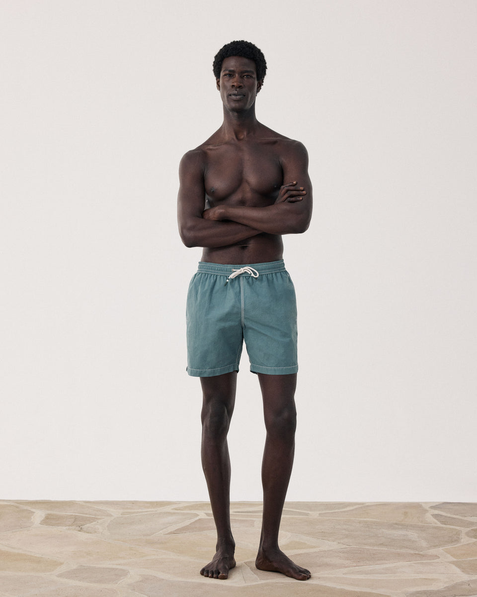 Maillot Homme Uni Vert Cactus Swim - Image principale