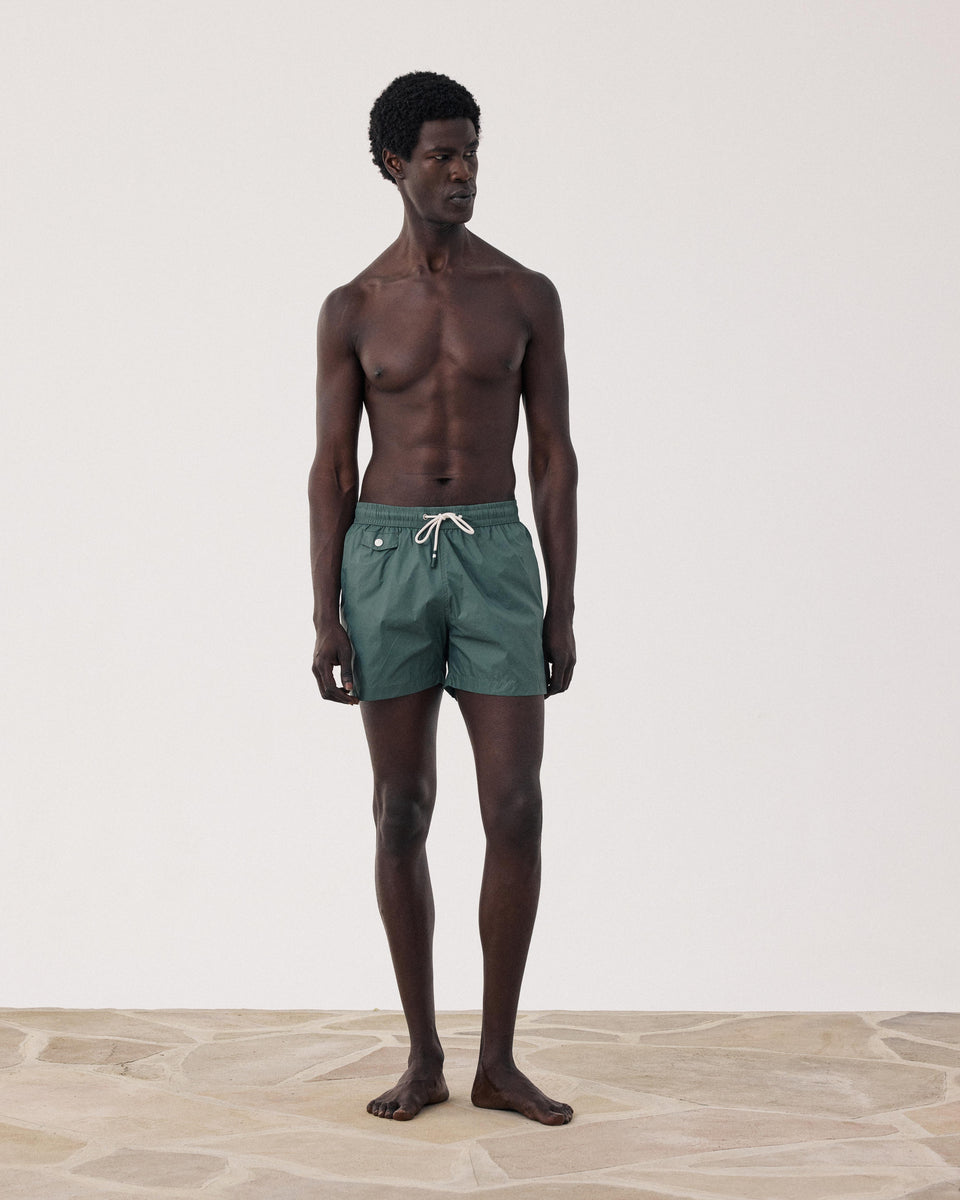 Maillot Homme Ultra-Léger Vert Militaire Boxer - Image principale