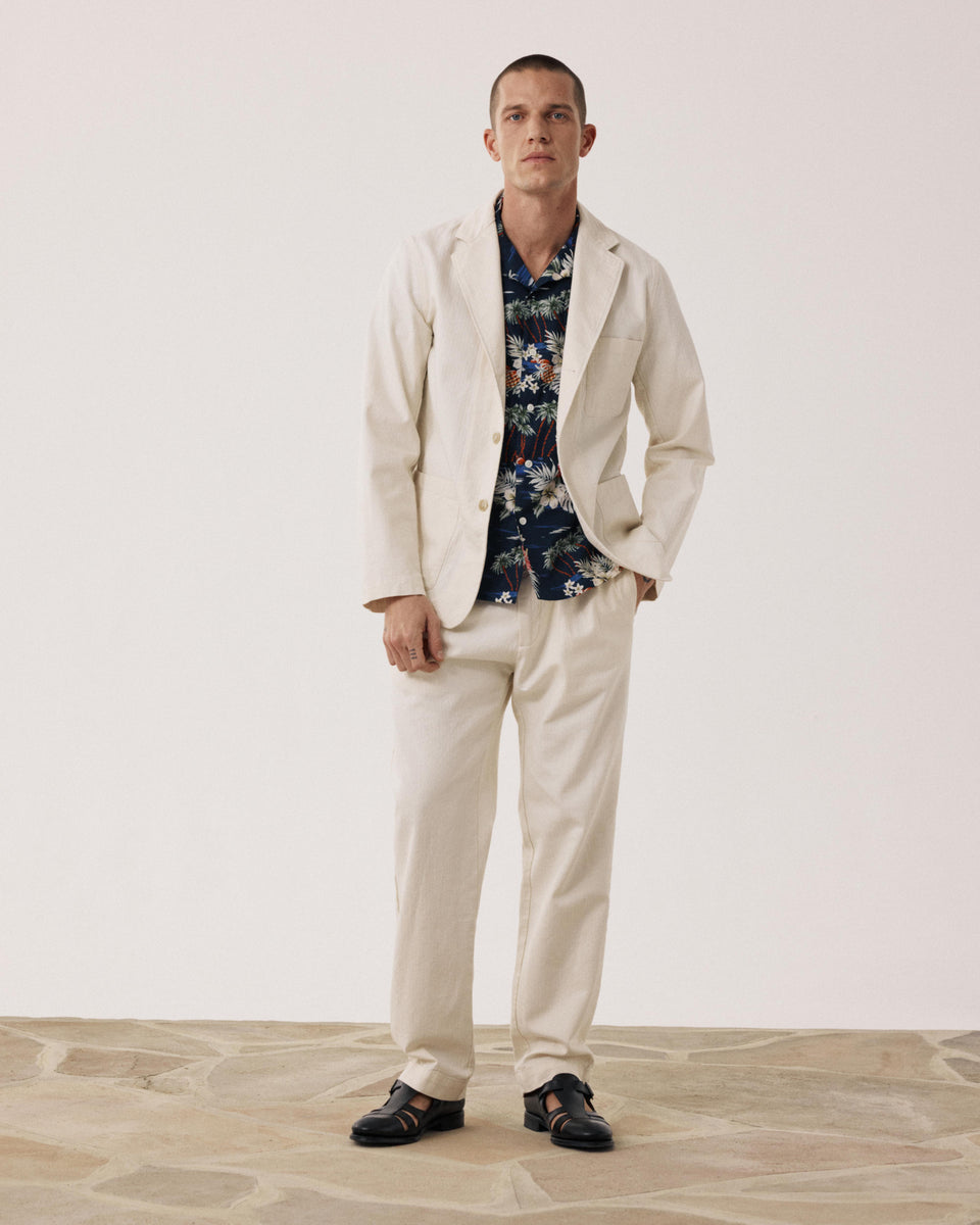 Veste Homme en Coton Ecru Jules - Image alternative