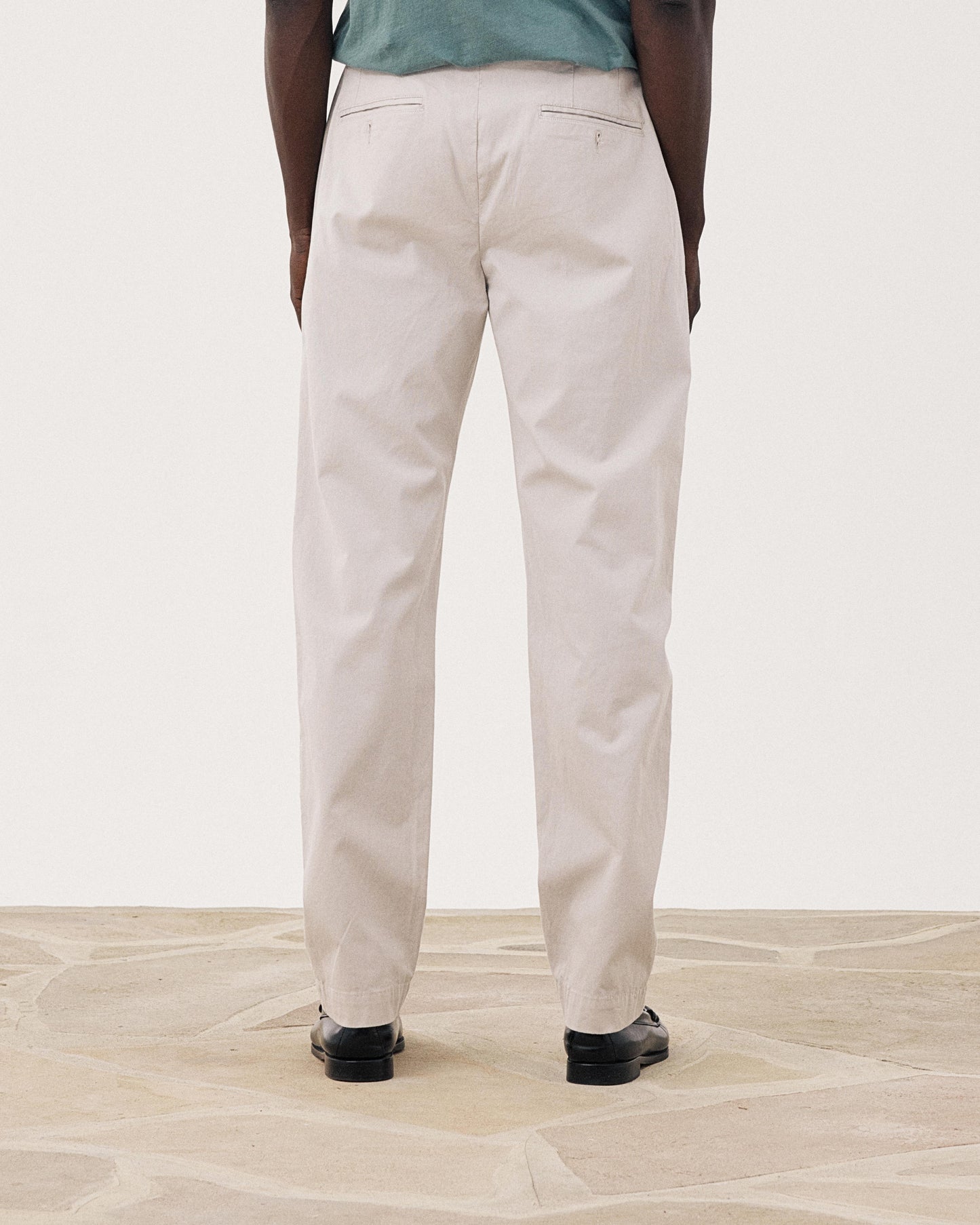 Men's Beige Cotton Pique Pants Taylor BF51104-118