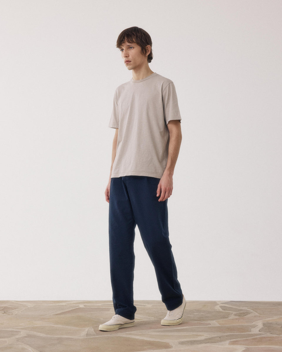 Pantalon Homme en Seersucker 'Canete' Marine Task - Image principale