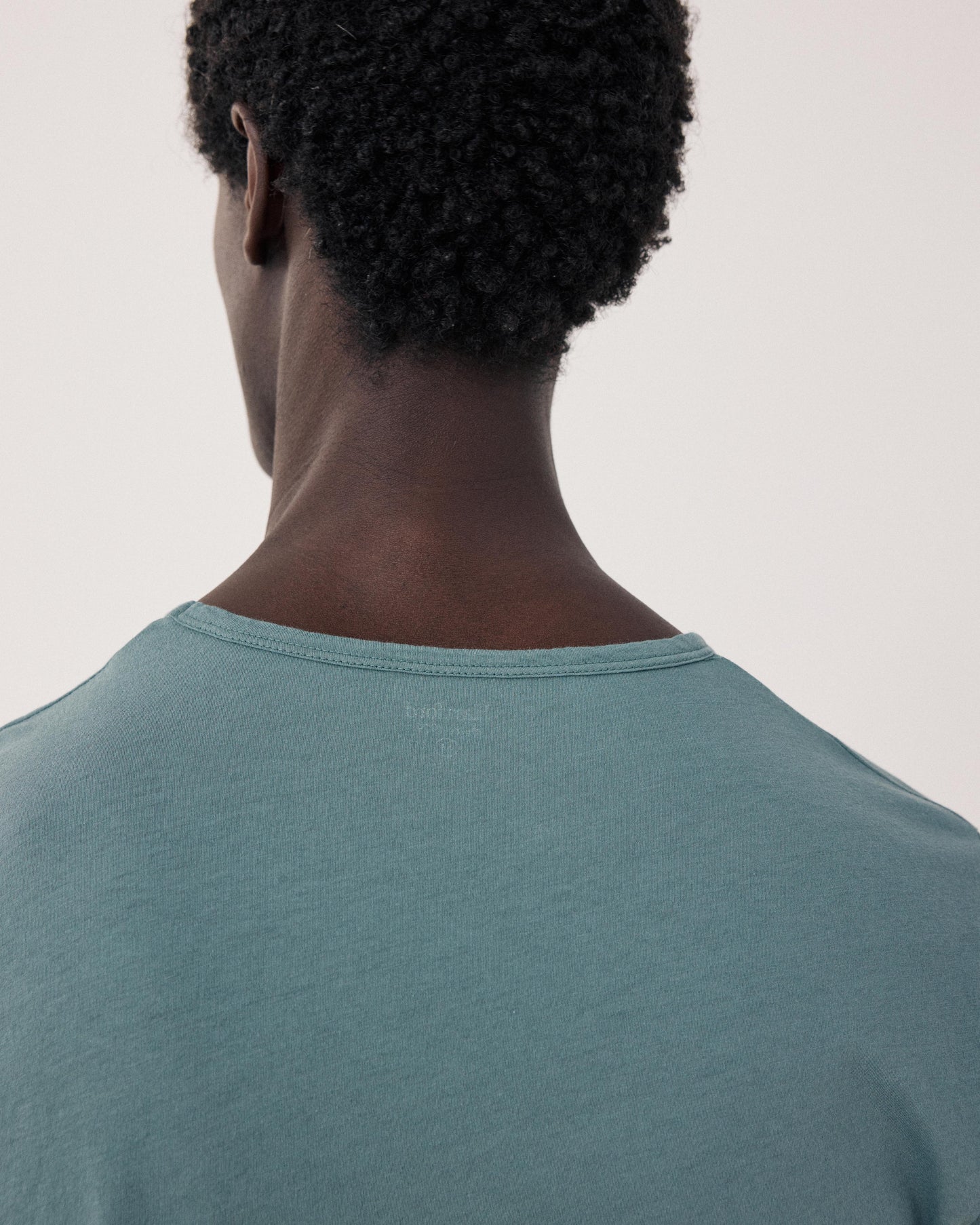 T-shirt Homme en Jersey de Coton Léger Vert Cactus Light Crew