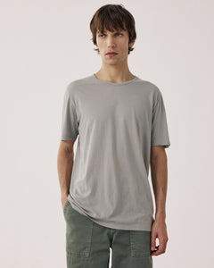 T-shirt Homme en Jersey de Coton Léger Vert Sauge Light Crew