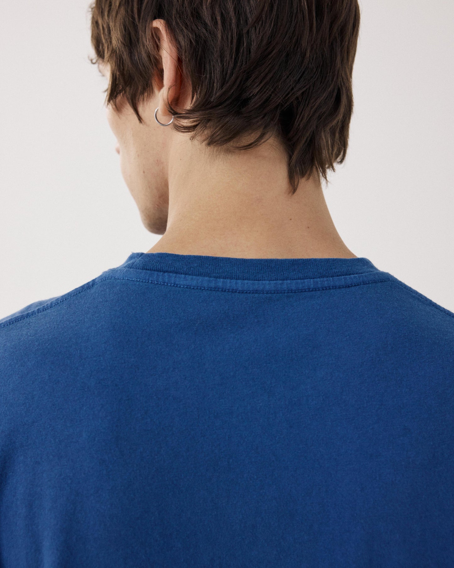 Camiseta de hombre en Jersey azul denim BF70304-05