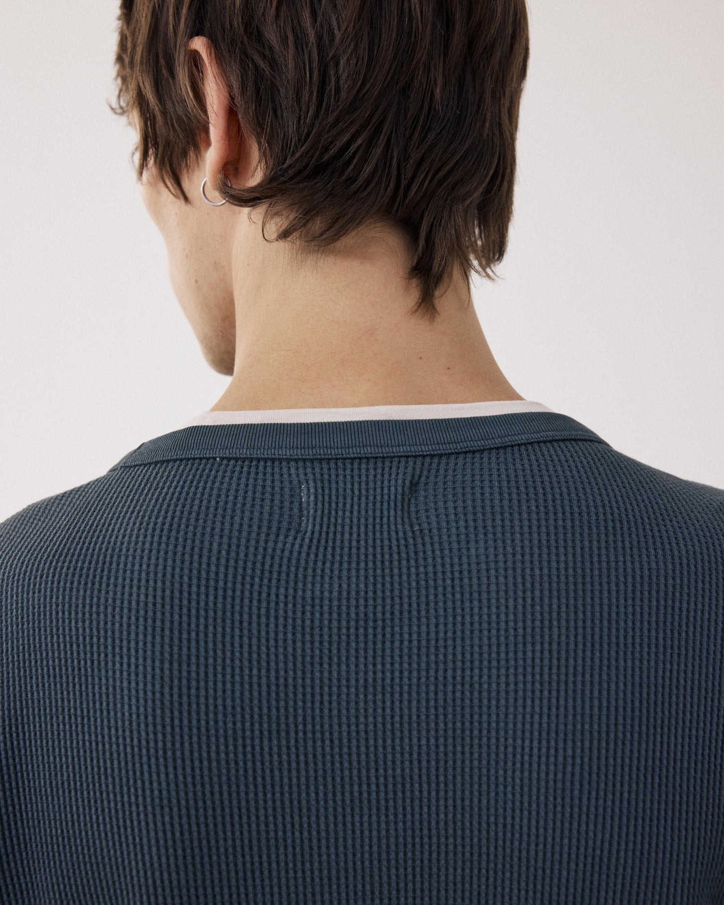 T-shirt Homme en jersey de coton Gaufré Carbone BF95310-02