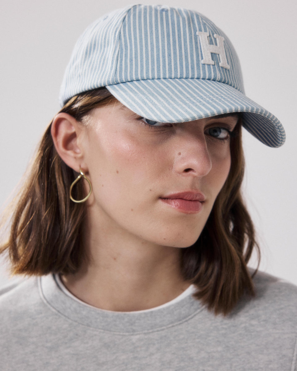 Casquette Femme en Denim Bleu Clair Cap H - Image alternative