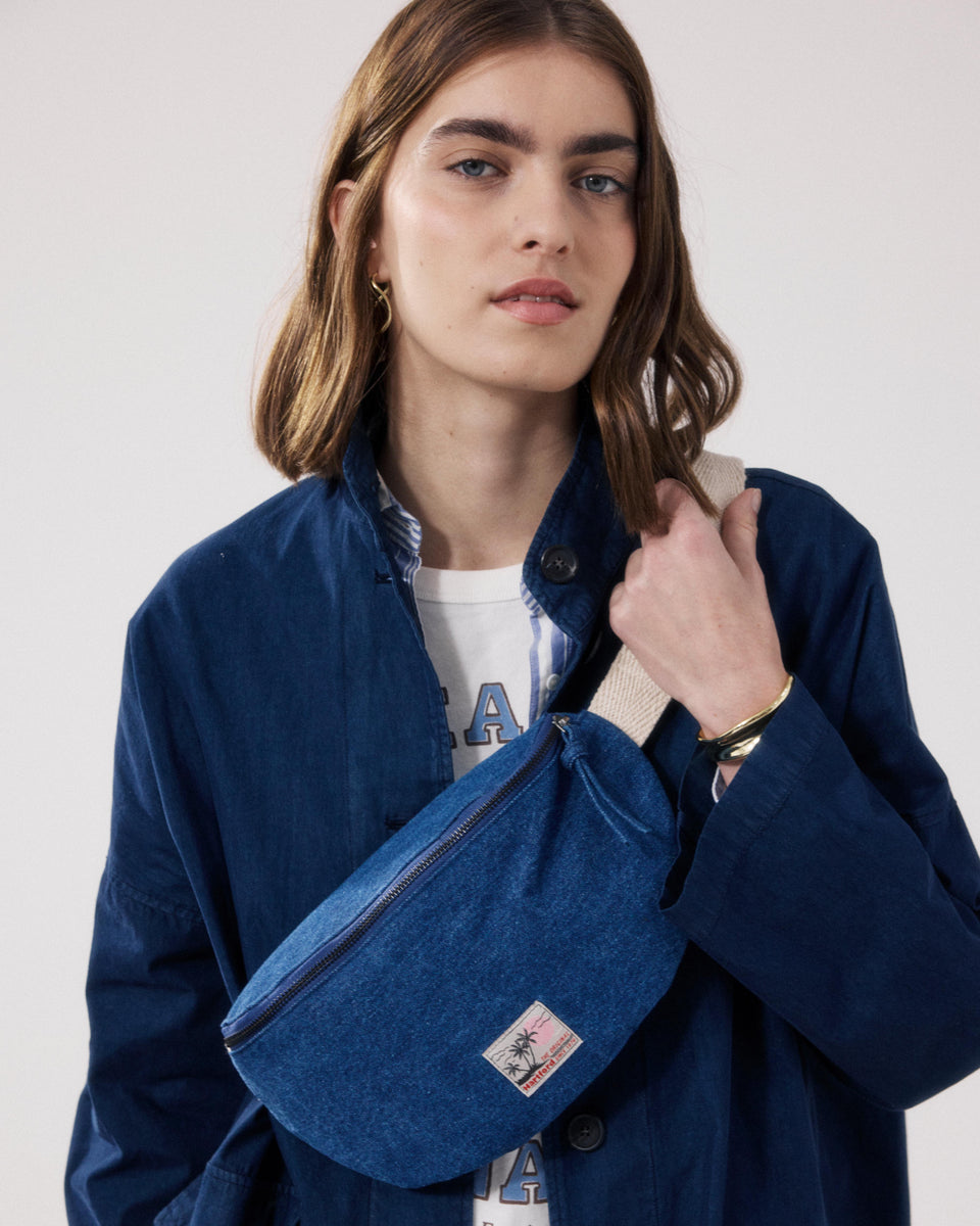 Sac Femme en Denim Bleu Antigua - Image alternative