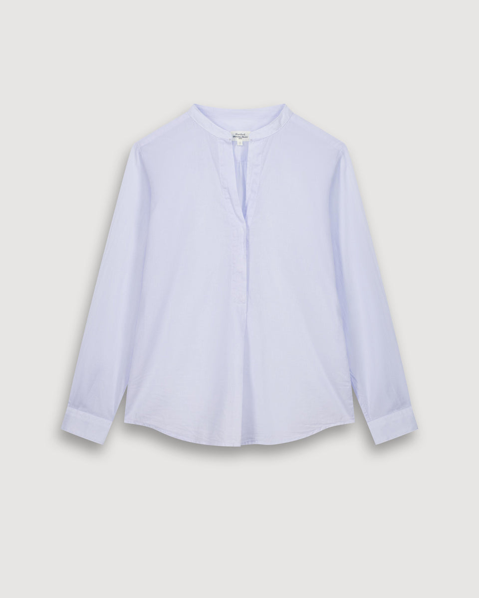 Chemise Femme en Coton Bleu Ciel Cartoon - Image 3