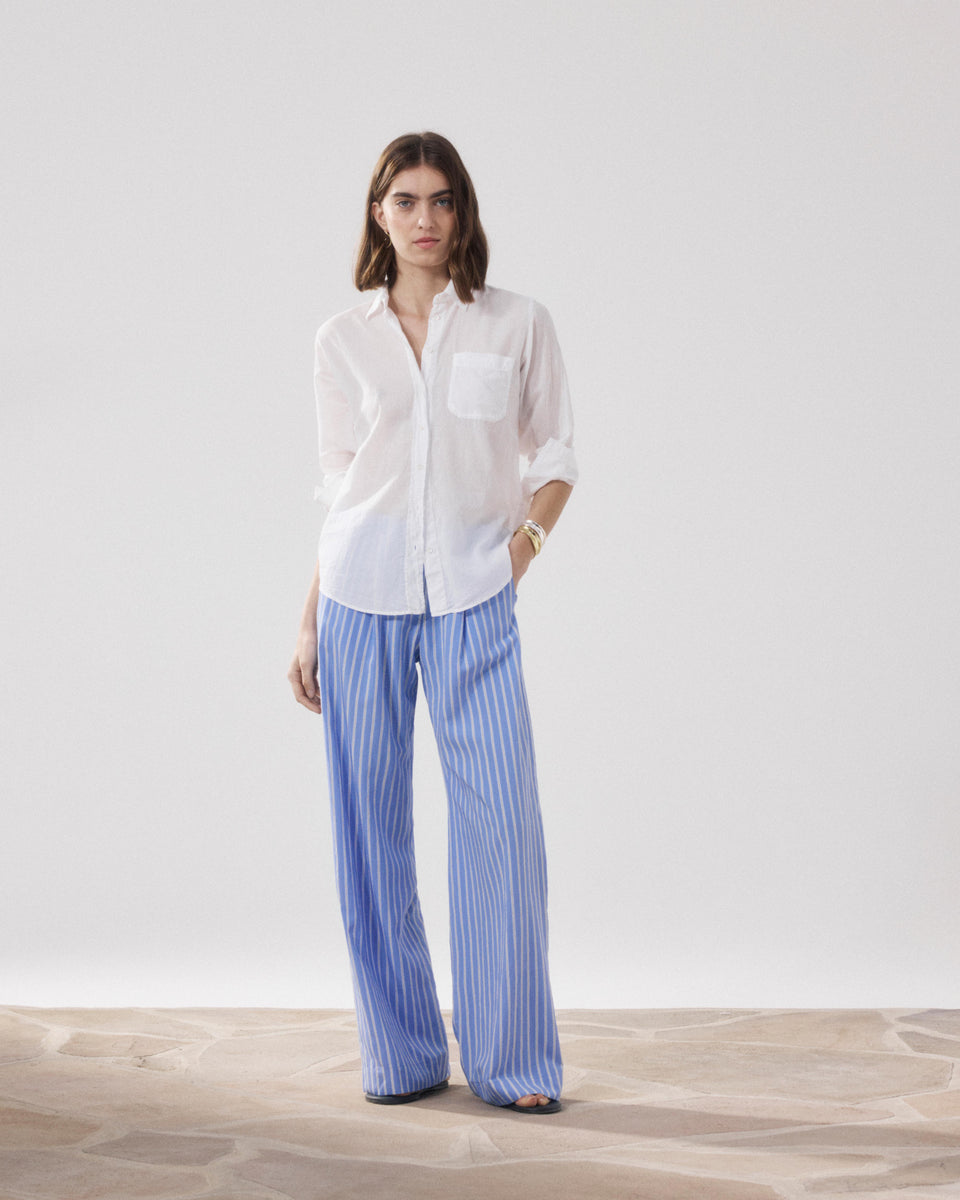 Chemise Femme en Coton Blanc Cover - Image alternative