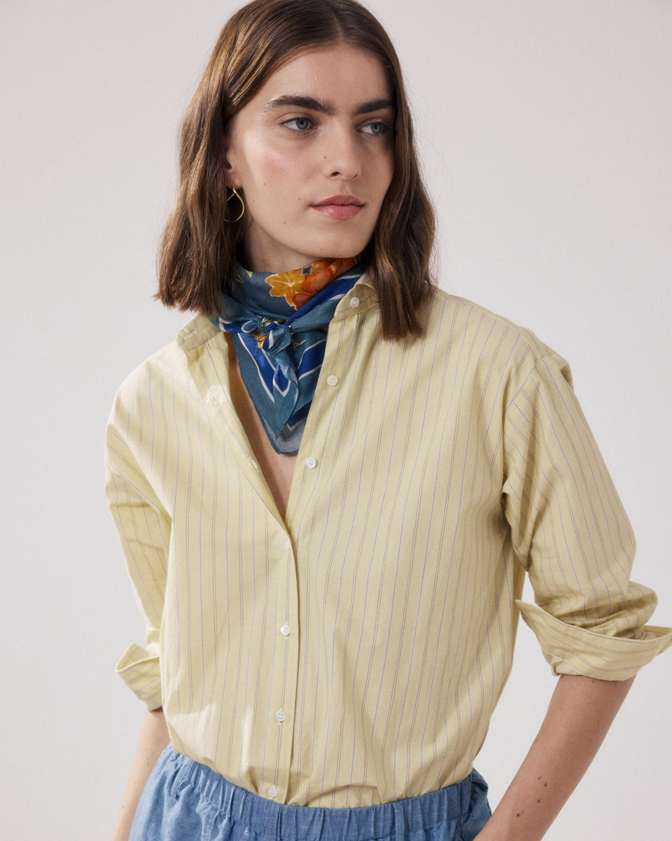 Bandana Femme en Coton Bleu Denim Costa Rica - Image principale
