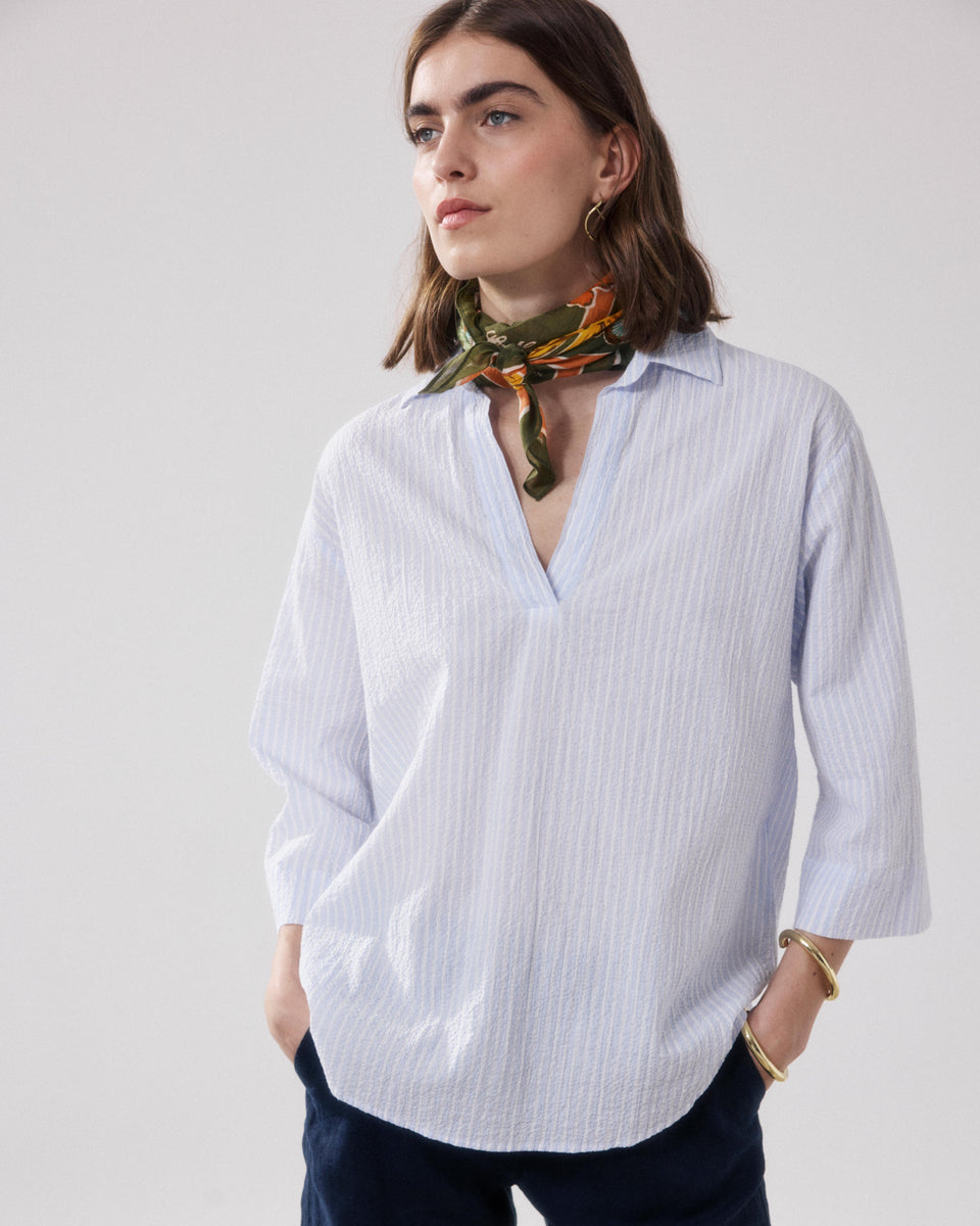 Bandana Femme en Coton Vert Olive Costa Rica - Image alternative