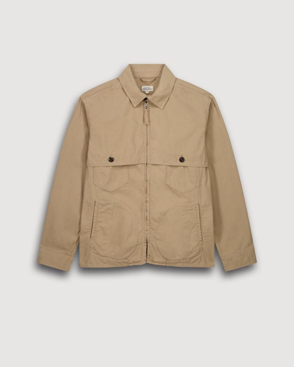 Blouson Homme en Coton Beige Drill - Image 3