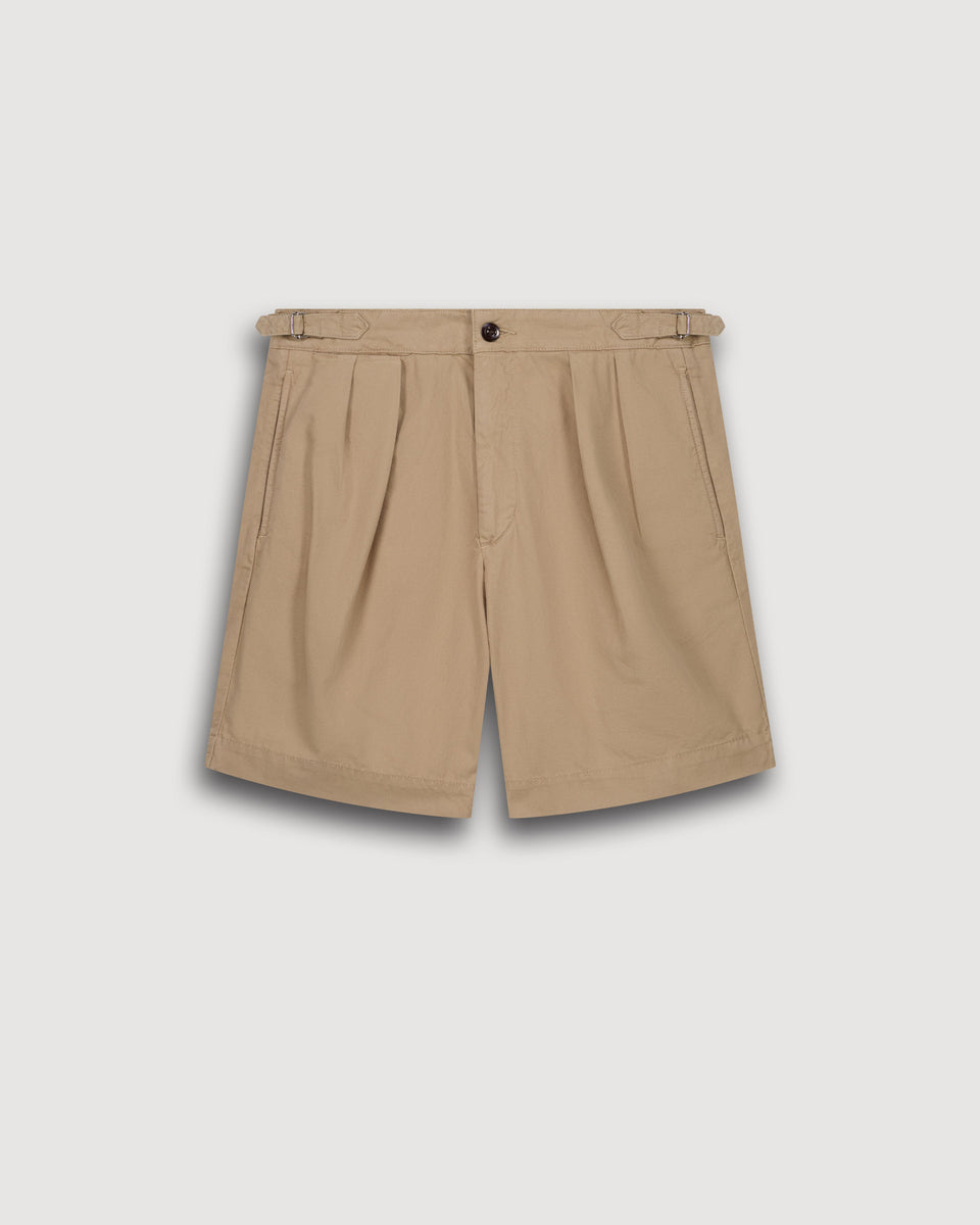 Short Homme en Coton Beige Sahara - Image 3