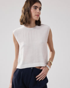 Top Femme en Coton Beige Howi