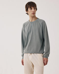 Sweatshirt Homme en Coton Vert Militaire BFP2312-05
