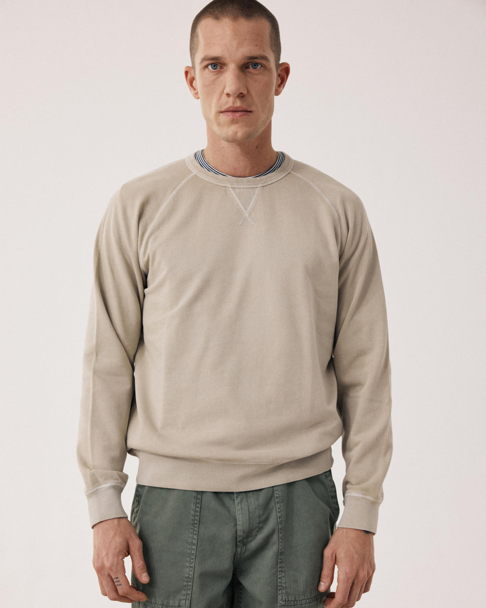 Sweatshirt Homme en Coton Sable - Image alternative