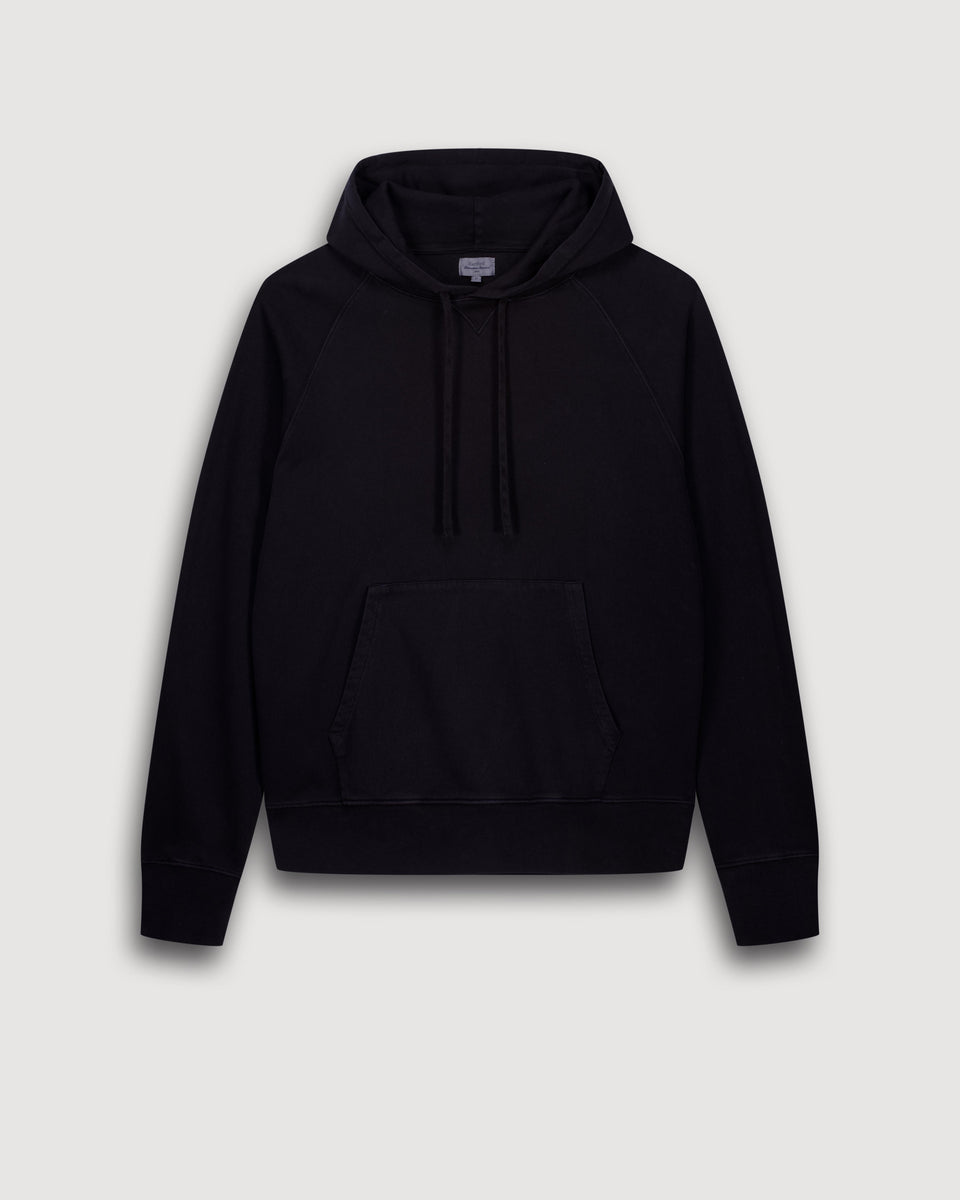 Sweatshirt Homme en Coton Noir Hoody - Image 3