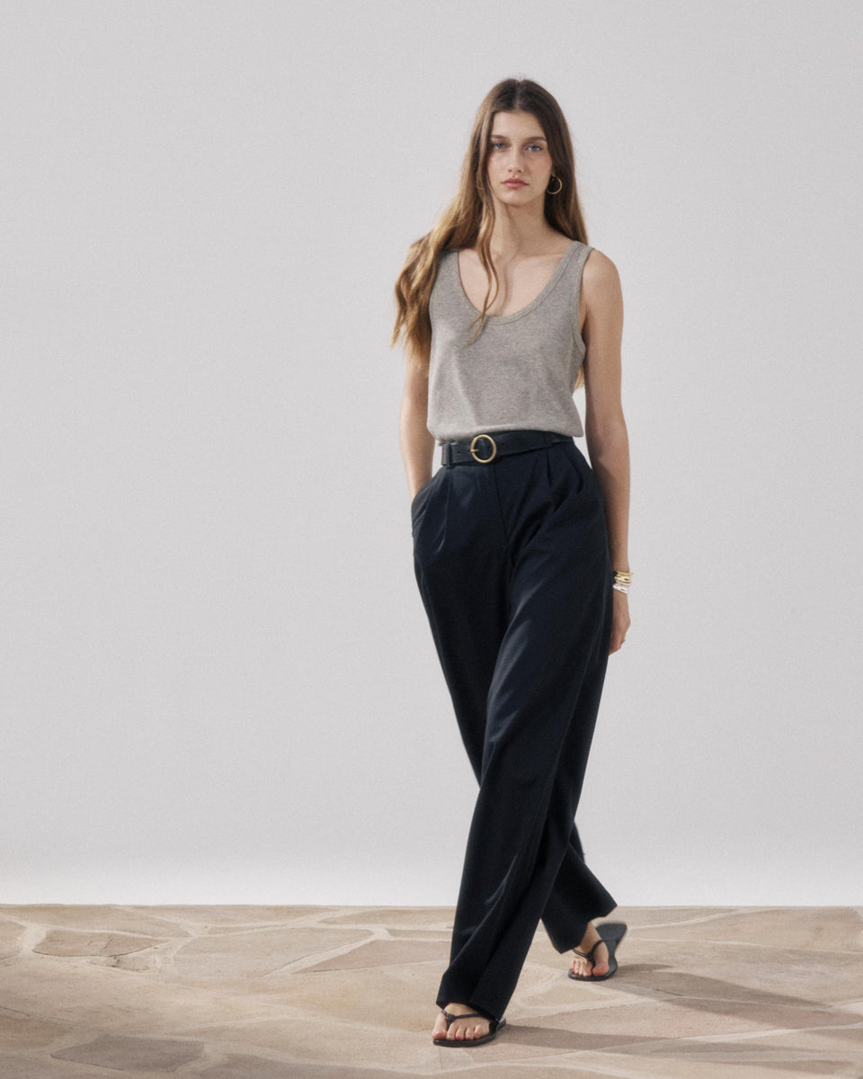 Pantalon Femme en Laine Noir Panache - Image alternative