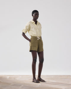 Short Femme en Eponge Vert Tibou
