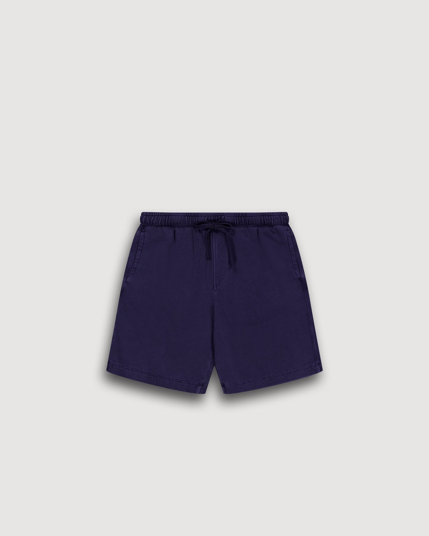 Short Garçon en Coton Flammé Bleu Marine Light Fleece Kid BFTAN312-03