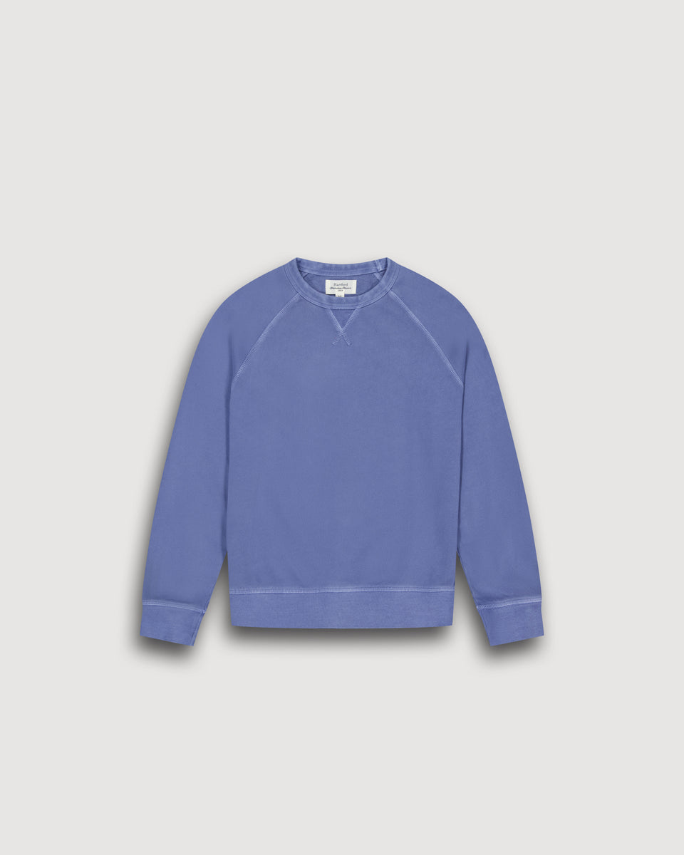 Sweatshirt Garçon en Coton Flammé Bleu Denim Light Fleece Kid - Image principale