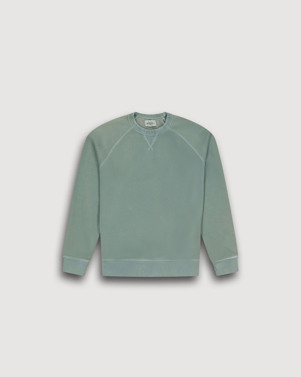 Sweatshirt Garçon en Coton Flammé Vert Cactus Light Fleece Kid - Image principale
