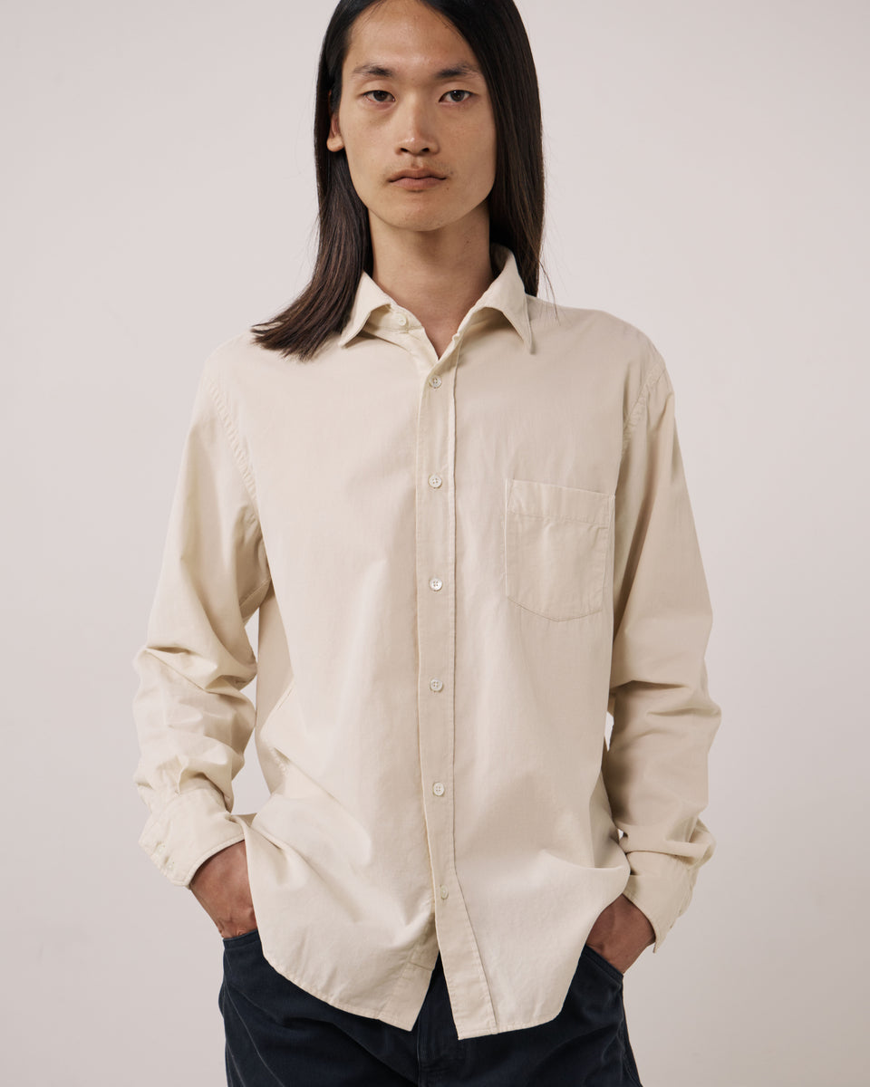 Chemise Homme en Velours Côtelé Fin Gris Paul - Image principale