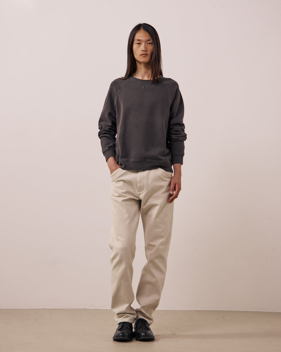 Sweatshirt Homme en Molleton Chocolat Light - Image 2