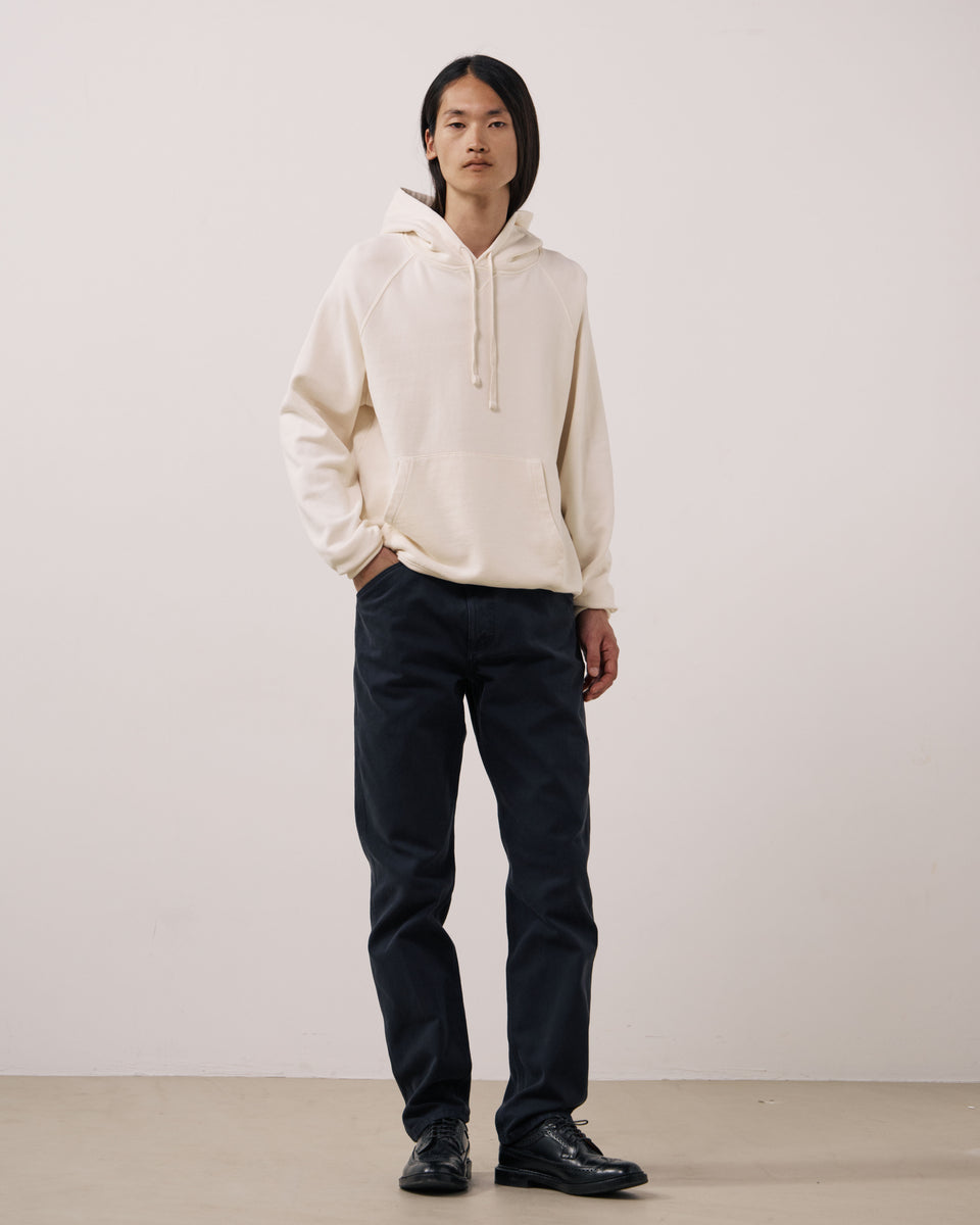 Sweatshirt Homme en Molleton Crème Hoodie - Image 2