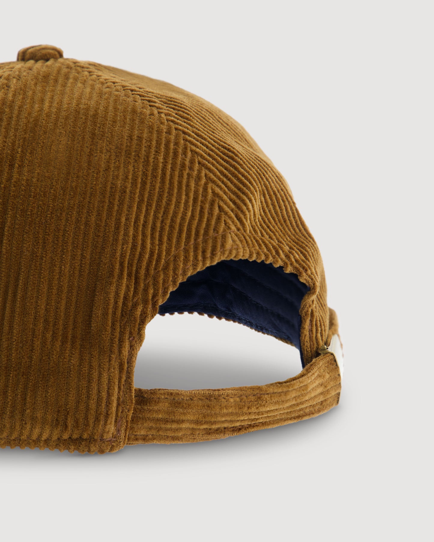 Casquette Homme en Velours Côtelé Caramel