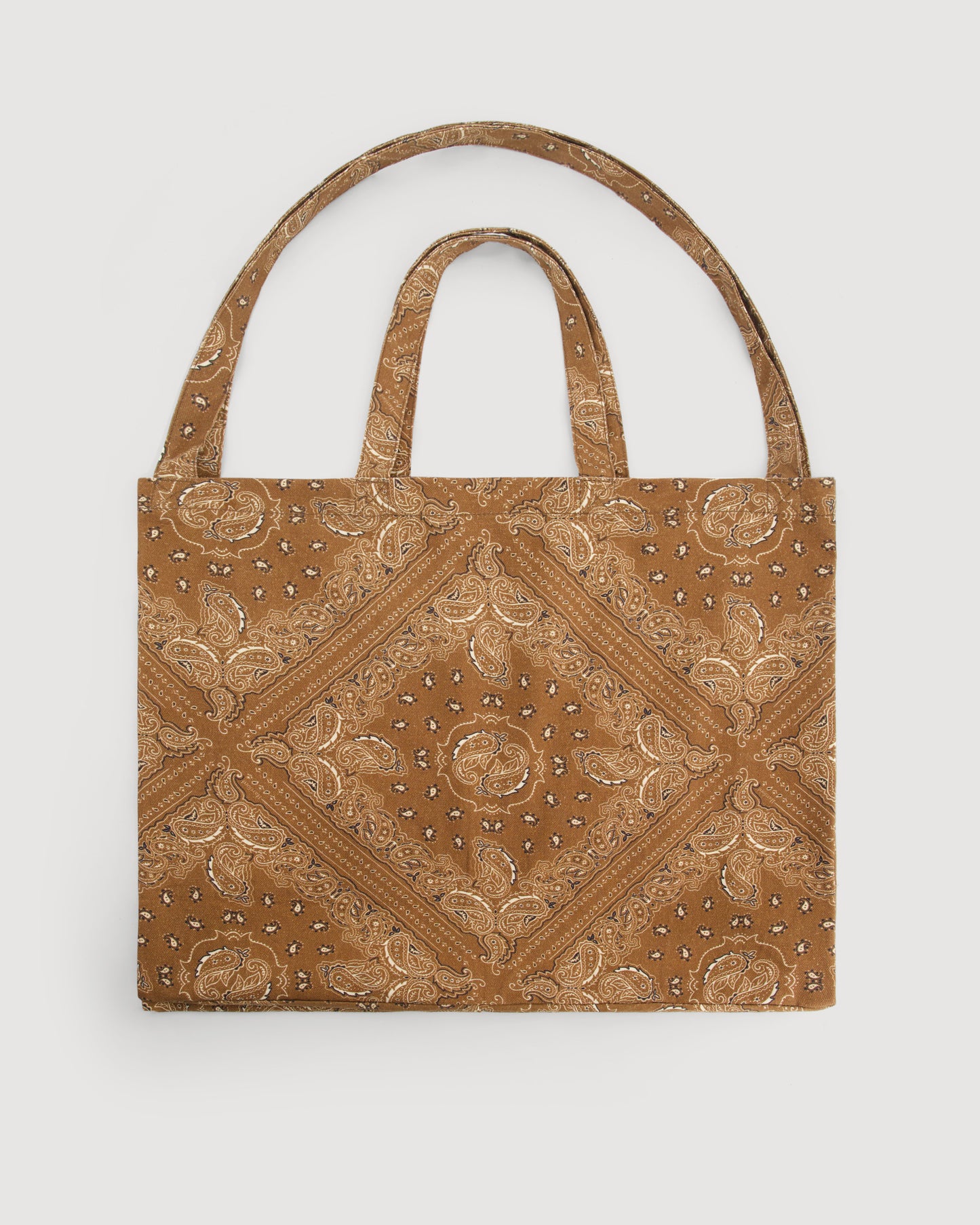 Sac Femme en Coton imprimé Cappuccino Paisley