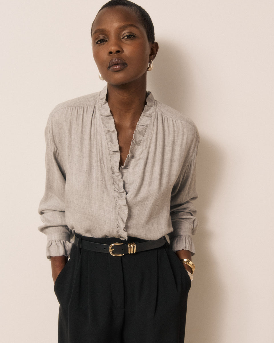 Chemise Femme en Laine mélangée Gris Carmela - Image principale