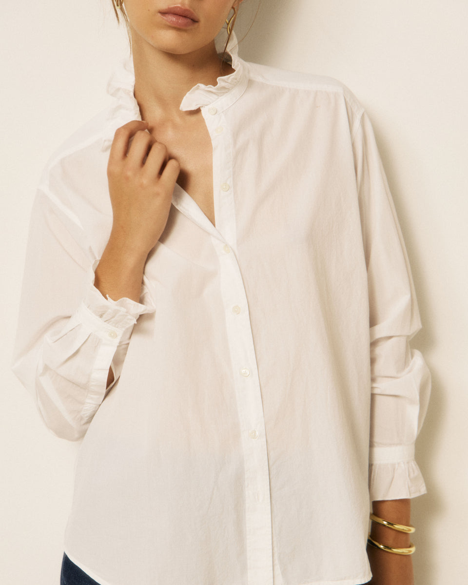 Chemise Femme en Popeline Blanc Chana - Image 2