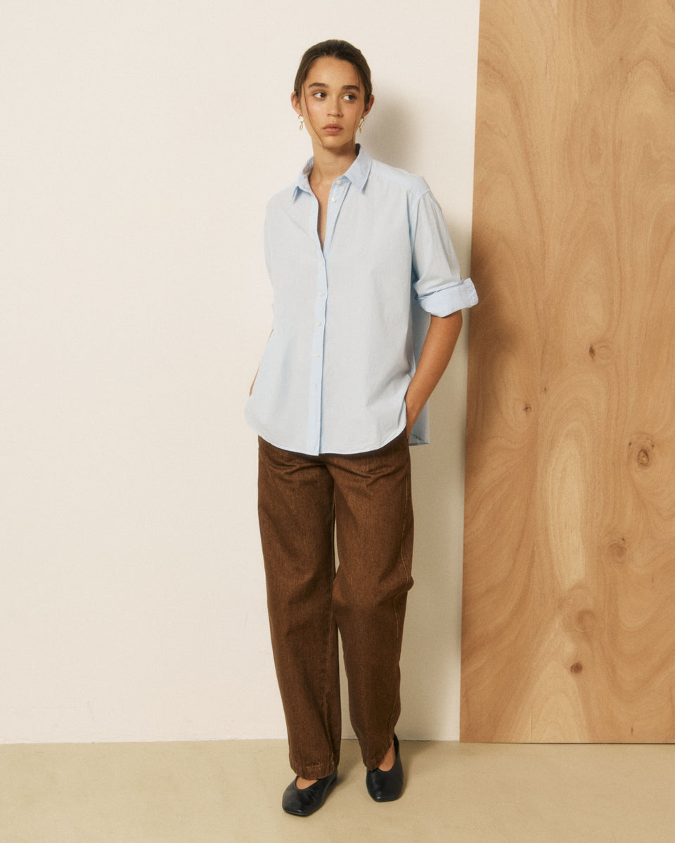 Chemise Femme en Popeline Bleu Ciel Choice - Image 2