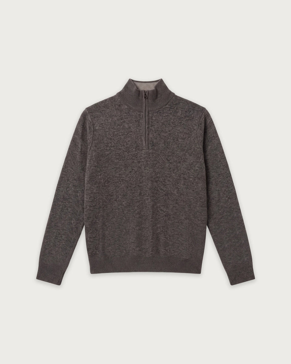 Pull Garçon en Laine & Cachemire Nut Trucker - Image principale