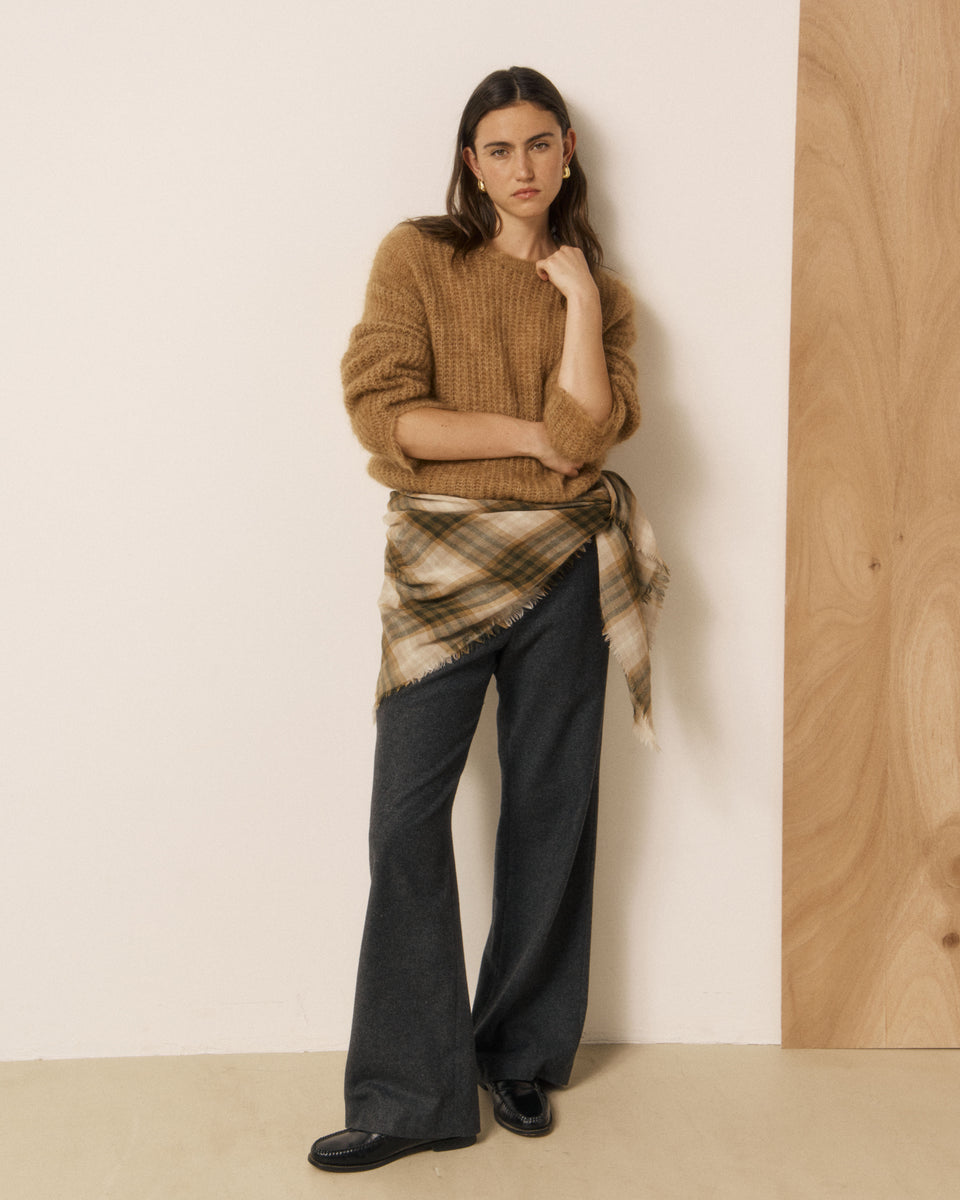Marilla Women's Camel Mohair Sweater - Image 2