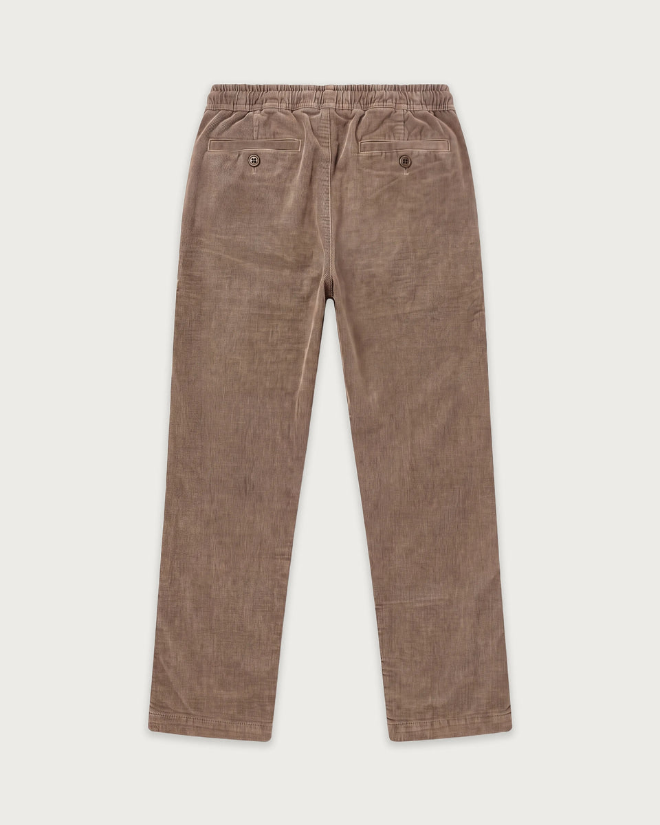 Pantalon Garçon en Velours Côtelé Beige Gym - Image 2