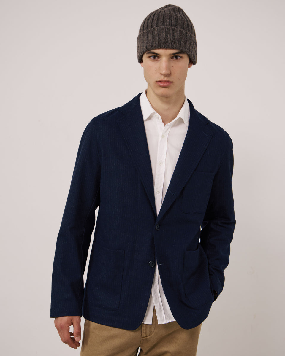 Gorro de lana y cachemira topo para hombre - Image principale