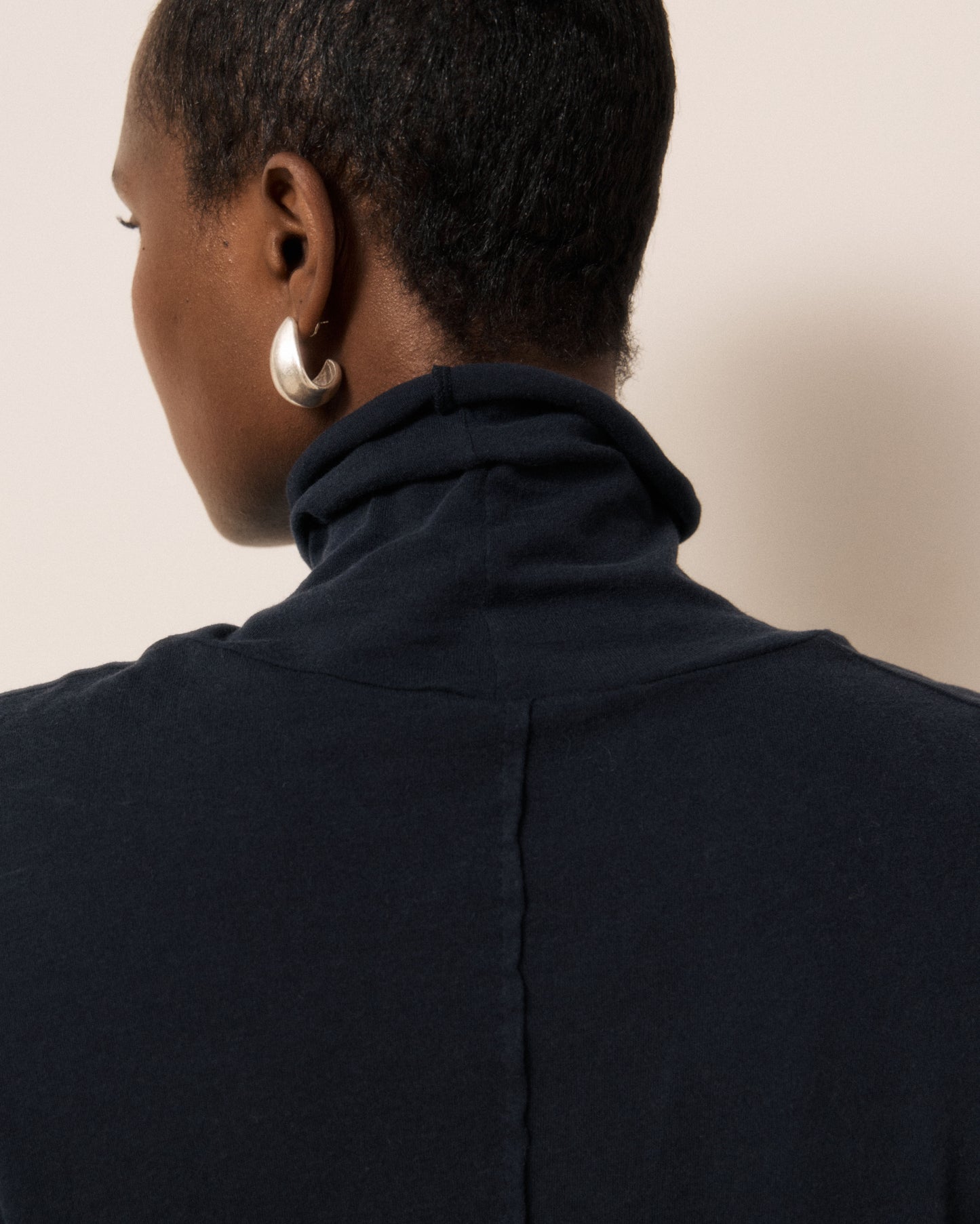 T-shirt Femme en Coton & Modal Bleu Nuit Typhan