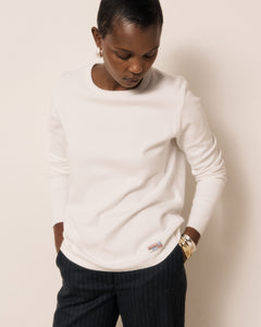 T-shirt Femme en Coton Blanc Tatou
