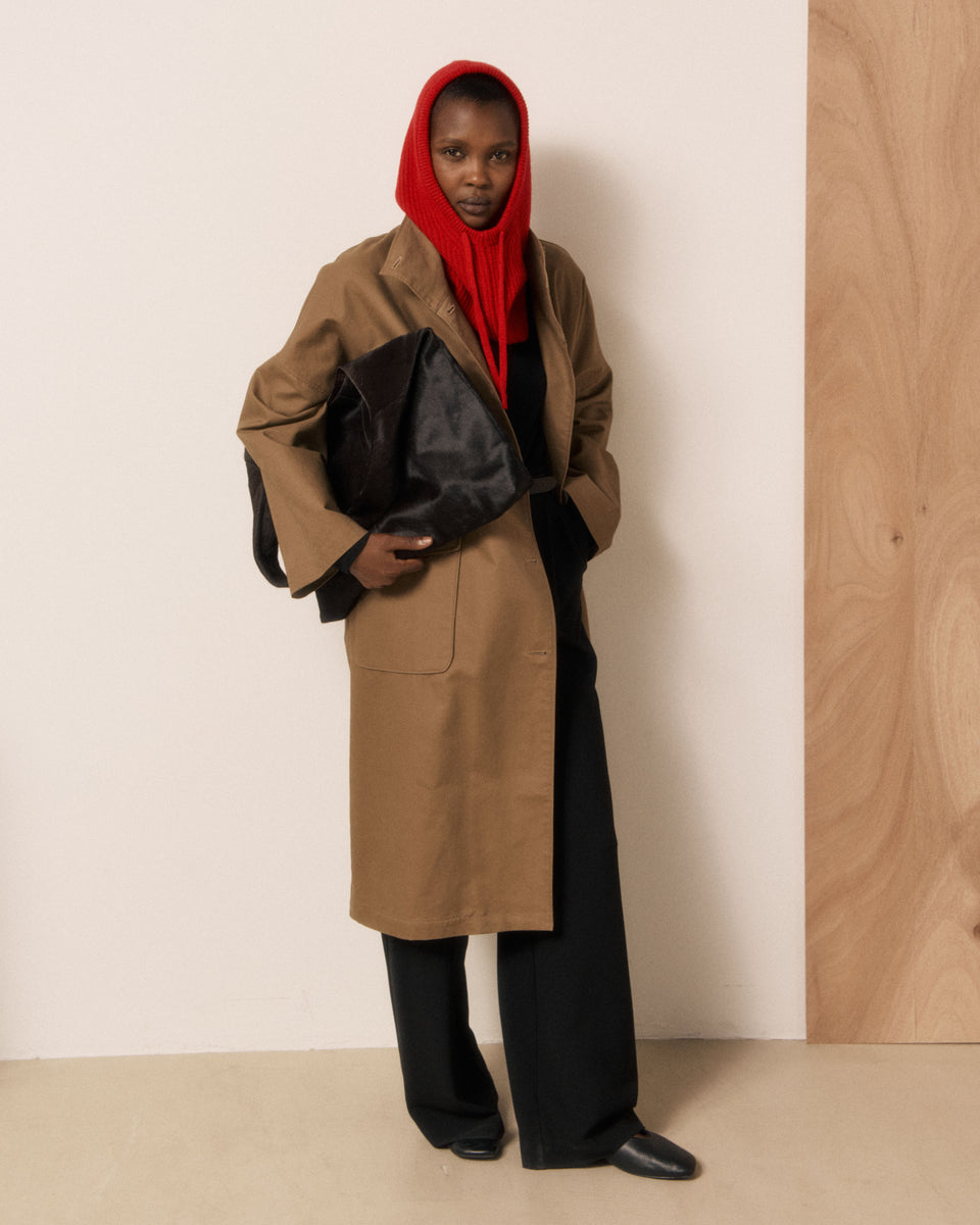 Cagoule Femme en Laine & Cachemire Rubis Meysie - Image principale