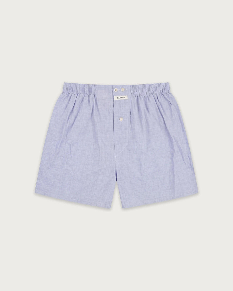 Caleçon homme uni en coton - Image principale